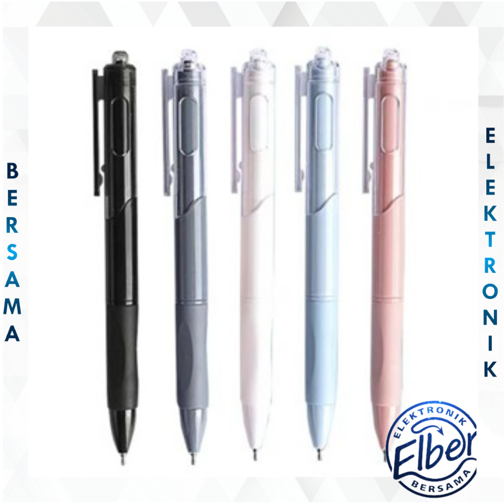 

ELBER PN03 Pulpen Gel Retractable 4 Warna 0.5mm Ink Water Base 1 PCS Panjang 145mm Y1832