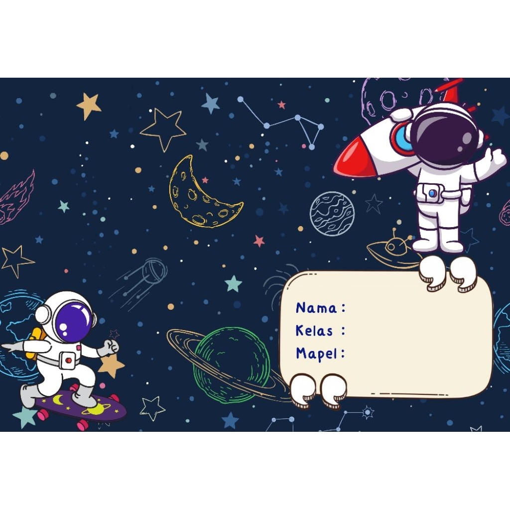 

SAMPUL BUKU TEMA ASTRONOUT ISI 5 PCS