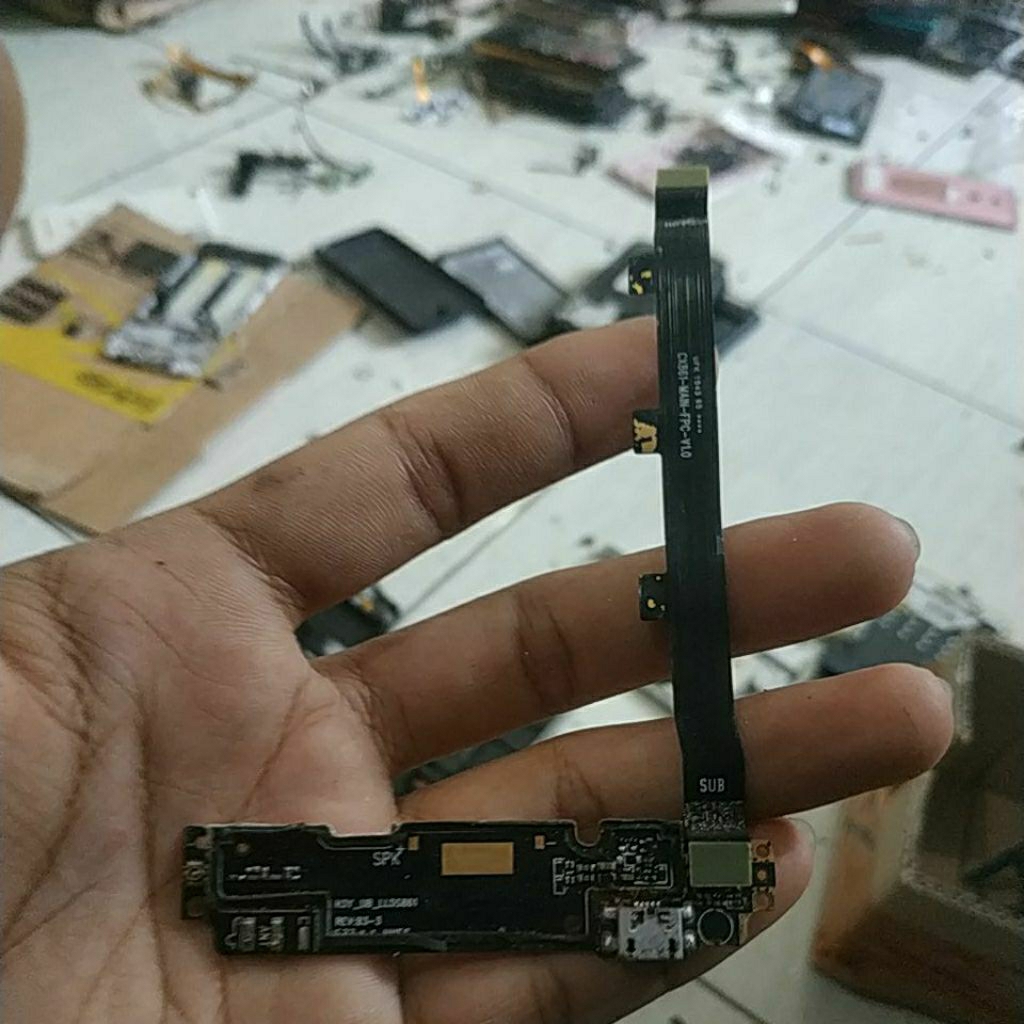 fleksibel board cas bekas Redmi note 2,kurang kabel antena