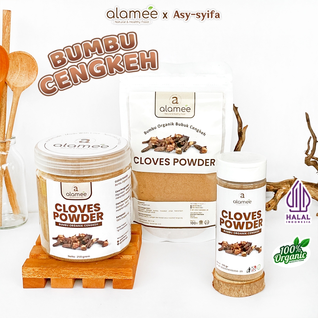 

Cengkeh Bubuk Clove Powder Ground Spice Rempah Murni Rimpang Asli Tanpa Campuran Bumbu Organik 50 Gr