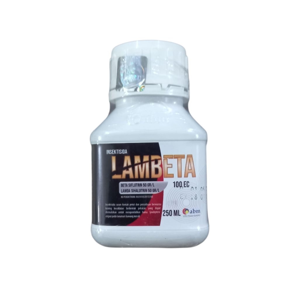 LAMBETA 250ML INSEKTISIDA BASMI ULAT DENGAN BAHAN AKTIF DOUBLE 100EC