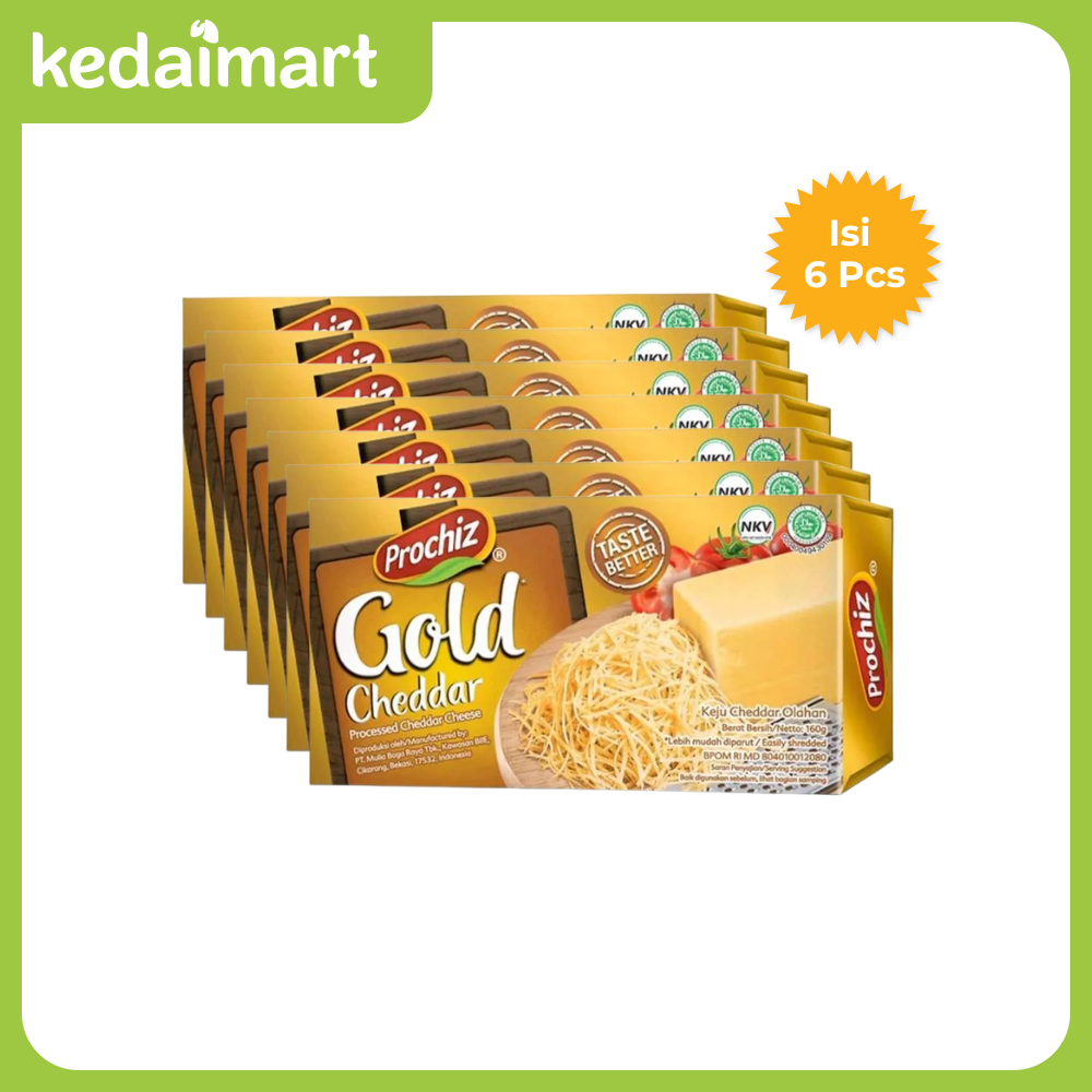 

Prochiz Keju Gold 160 Gram X 6 Pcs