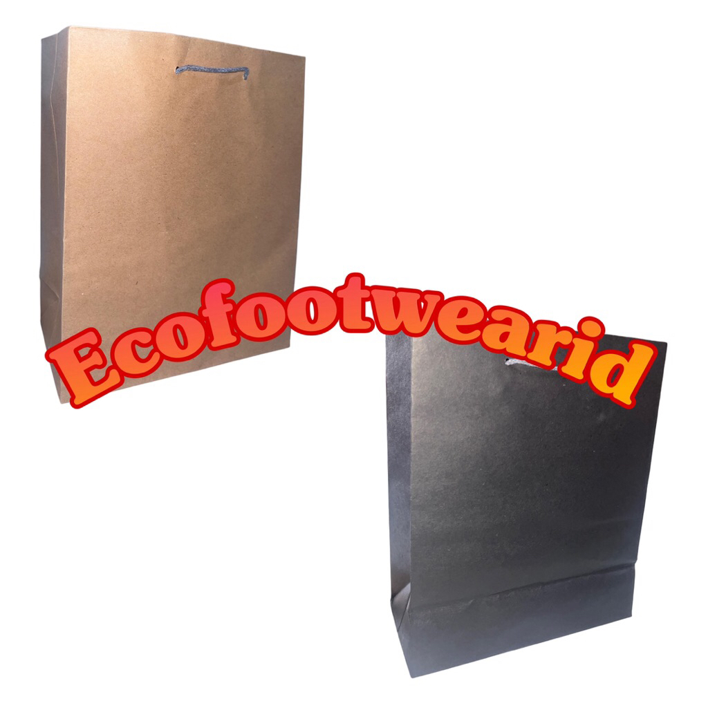 

Tas kado paperbag kecil polos hitam coklat paper bag Polos murah ecofootwear.id