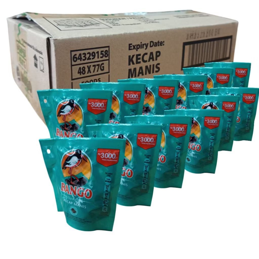 

BANGO KECAP MANIS REFILL 77ML 1 DUS / KARTON ISI 48 PCS