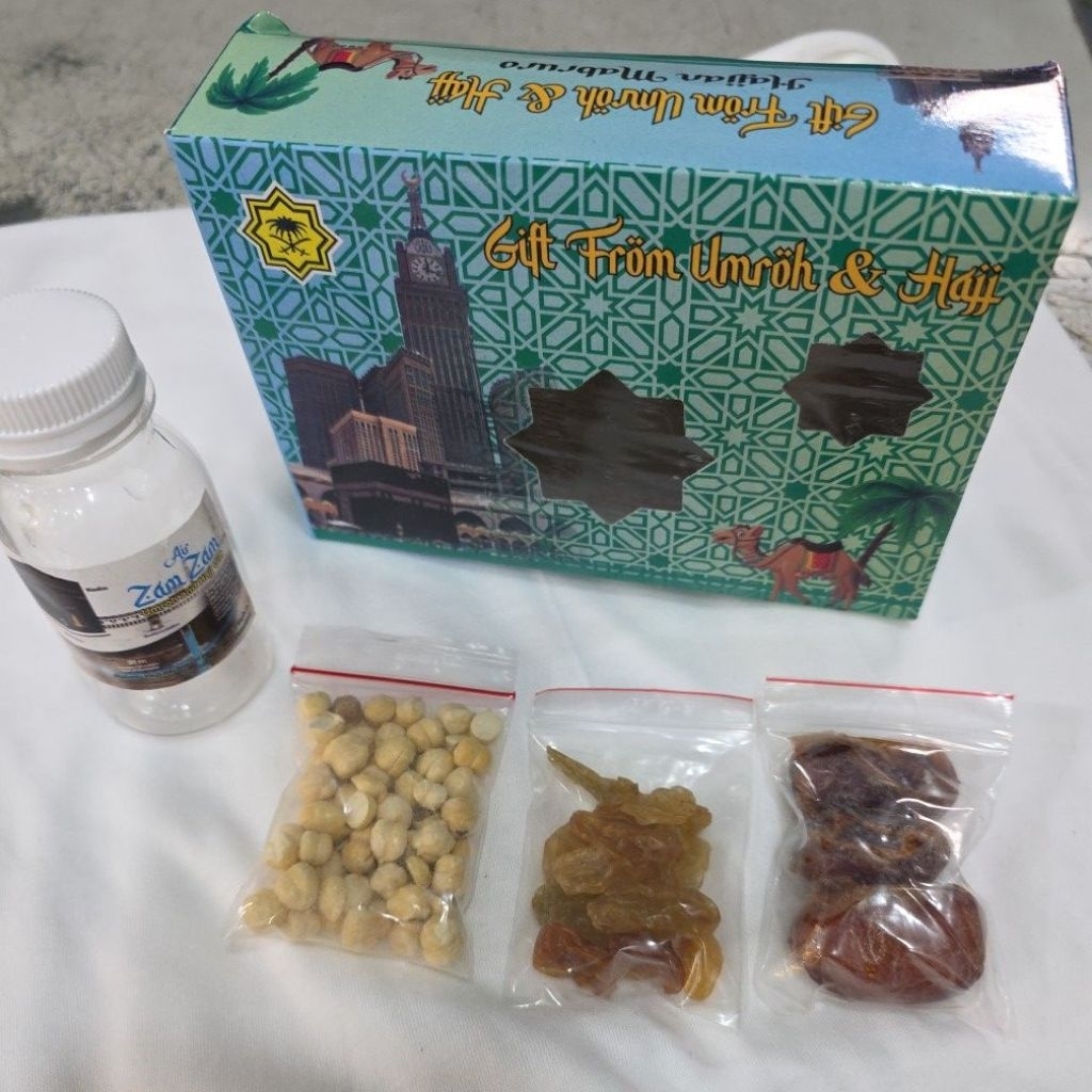 

paket hemat umroh haji dus kotak tanpa zamzam (hanya botol) 50paket