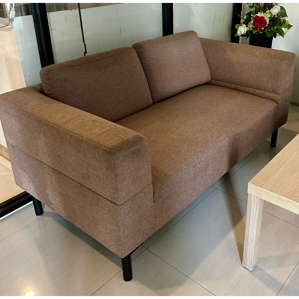 sofa 2 seater merk informa-sofa bekas-sofa second murah