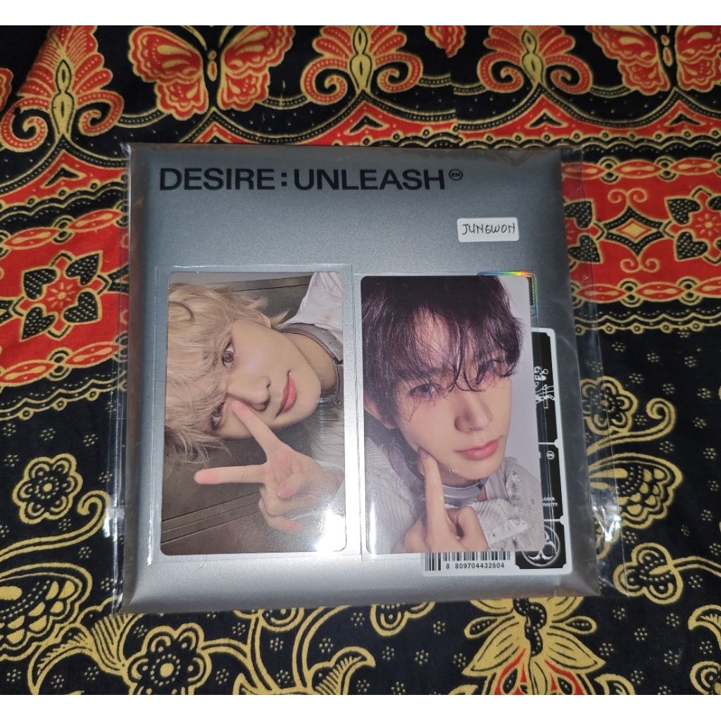[READY STOCK] ALBUM ENHYPEN OFFICIAL DESIRE: UNLEASH ENGENE VER ENVER JUNGWON VER UNSEALED NO POB + 
