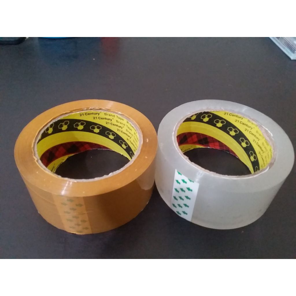 

lakban 2inch / 2" bening dan coklat