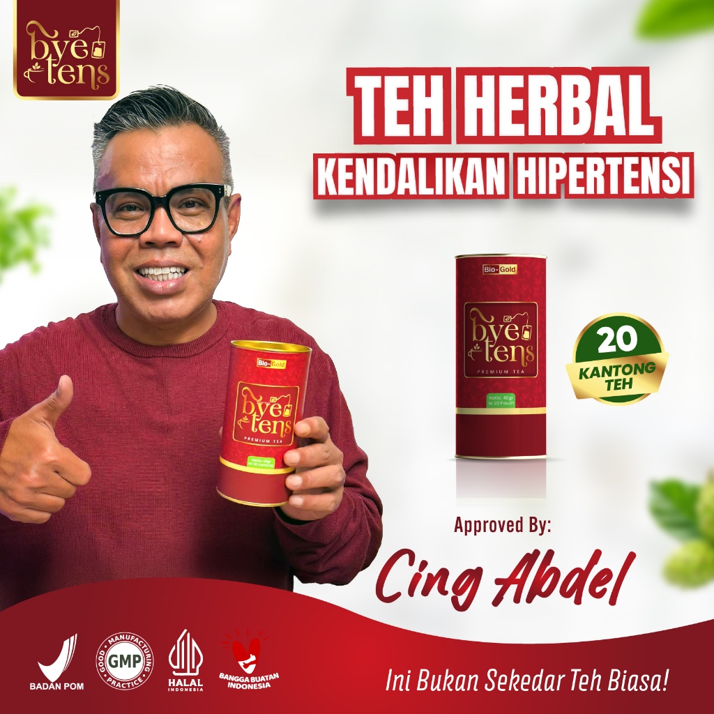 

Bye Tens - Minuman Rempah Alami Untuk Membantu Menurunkan Tekanan Darah Tinggi Hipertensi