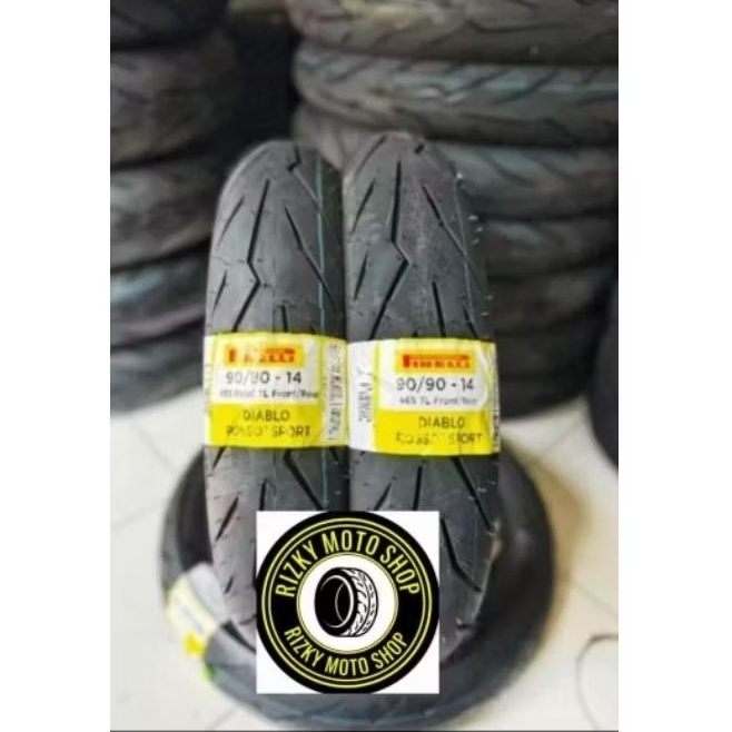 Paket ban Pirelli Race Tire Motorcycle Matic Ring 14 Honda Vario,Scoopy,Beat,Spacy & All Matic