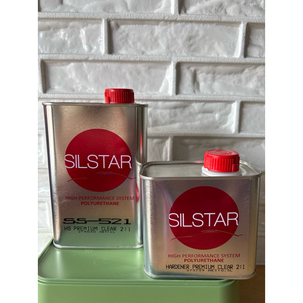 CLEAR SILSTAR SS-521 HS | Silstar Premium Clear | Clear Coat Polyurethane High Gloss Tahan Gores