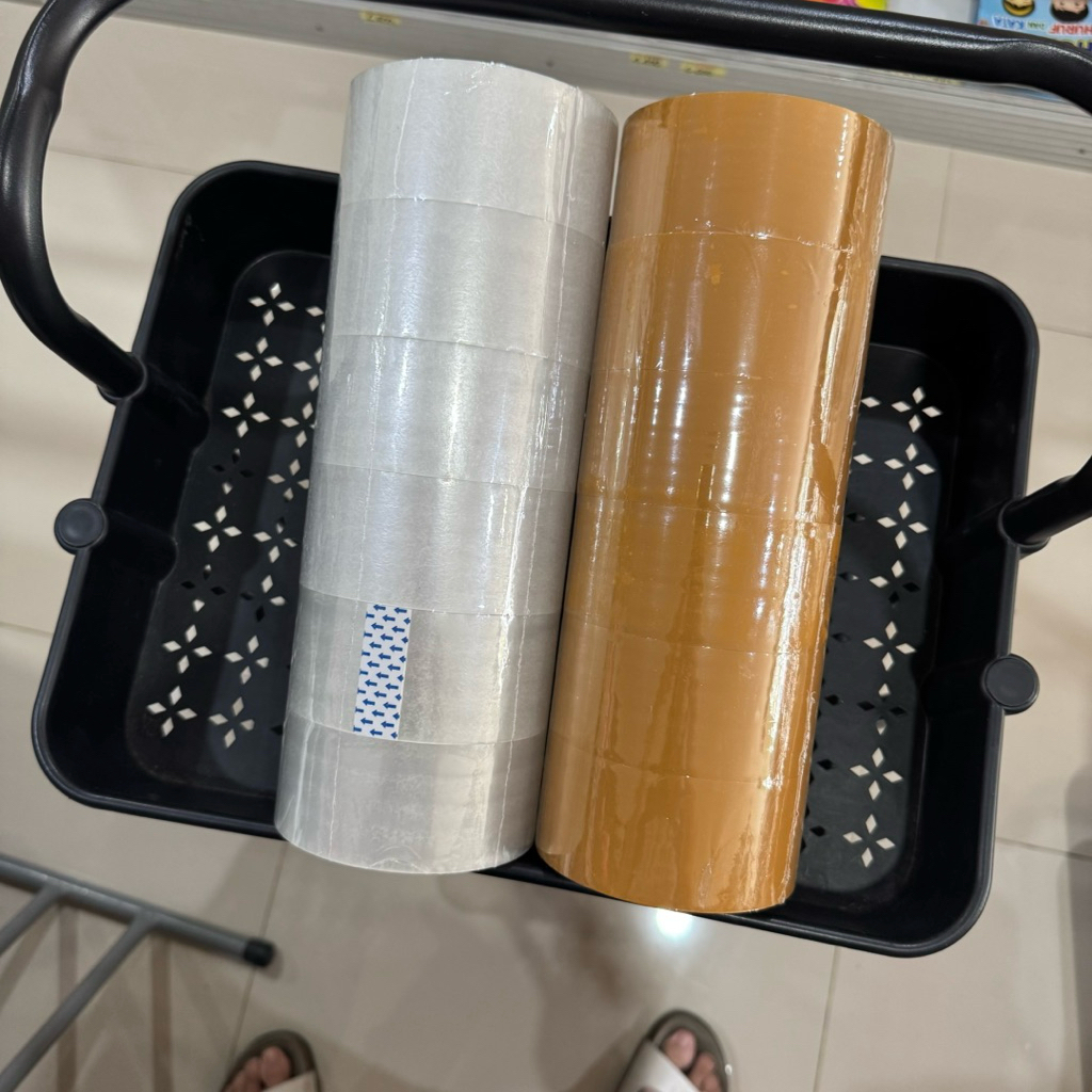 

[SLOP ISI 6] STAR Lakban Isolasi Solasi Bening / Cokelat OPP 2 inch (48mmx90yd) OPP Tape panjang 90 yard murah berkualitas