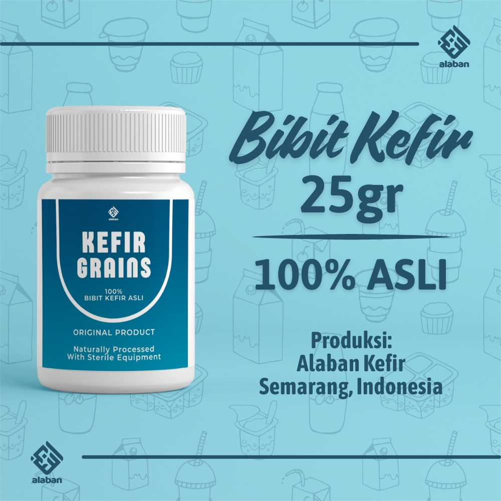 

Bibit Kefir Grains 25gr Hidup Bisa Digunakan Selamanya