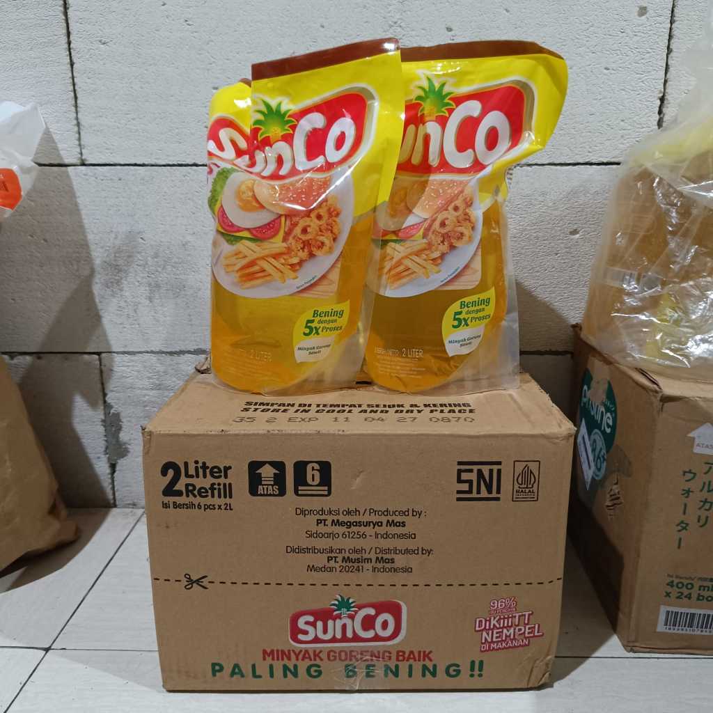 

Minyak goreng sunco pouch 2 liter refill
