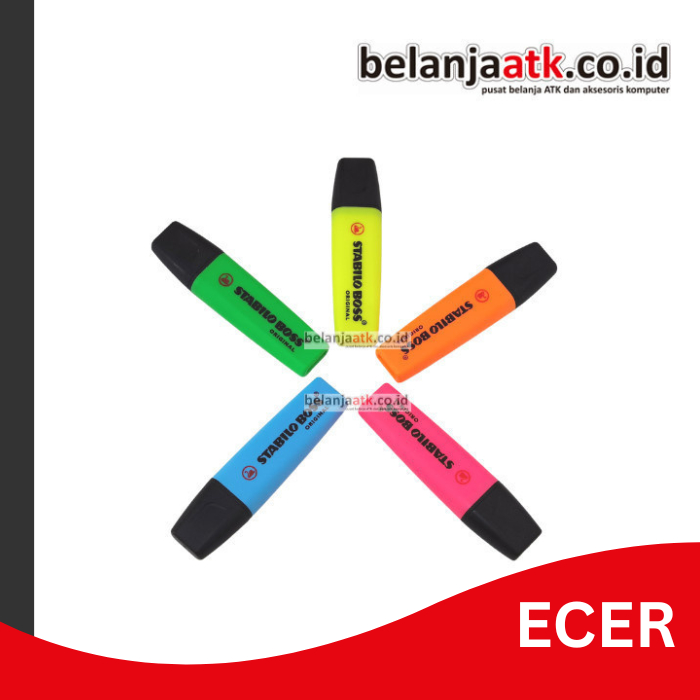 

[ECER] Stabilo//Highlighter Pen Boss (Aneka Warna)