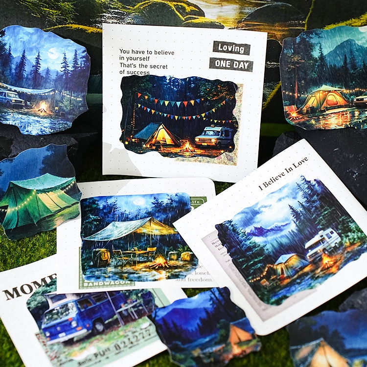 

[Artopia] 40pcs Sticker My Life's Getting Better MLGB Stiker Jalanan Malam Camping Hujan