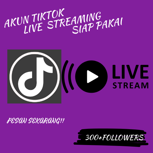 AKUN TIKTOK FOLLOWER AKTIF – FOLLOWERS 300+–1K+ – 2FA AKTIF & BERGARANSI