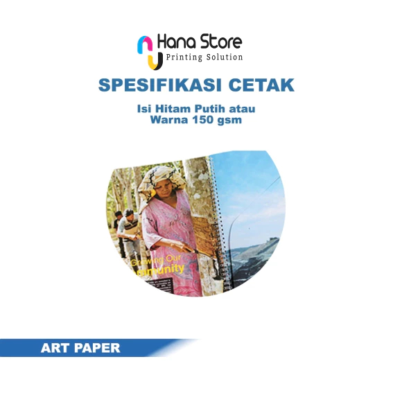 

Cetak / Print Isi Buku / Majalah Art Paper / Matte Paper Satuan Buku Tahunan Sekolah BTS