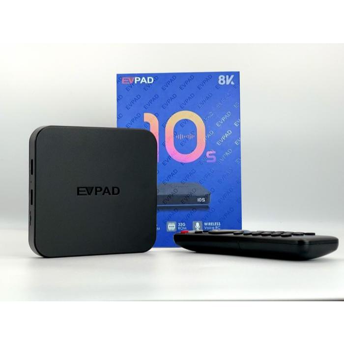 EVPAD 10S ANDROID SMART TV BOX 8K 2GB+32GB 6K ALL CHANNEL TV WIFI BT5.2 ANDROID 10