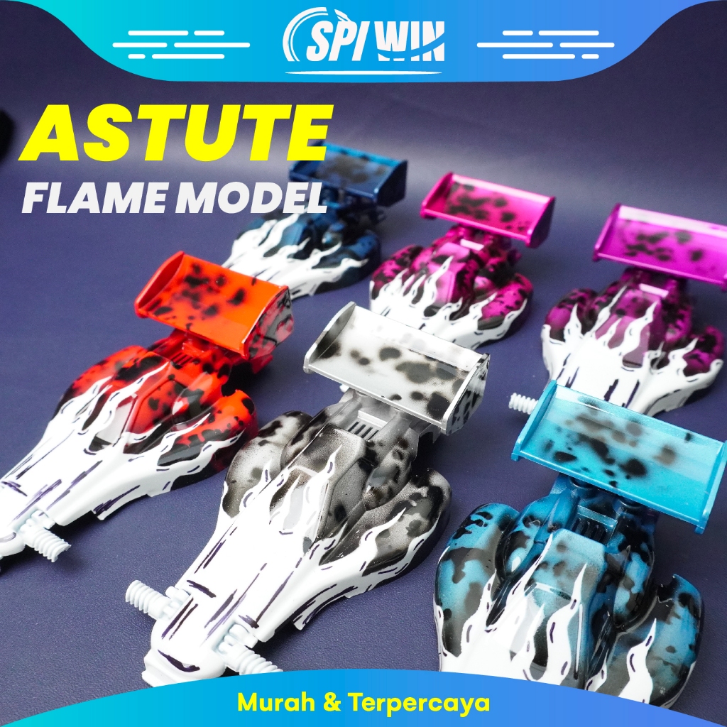 Body Tamiya Astute Custom Airbrush Super 2 Flame Model