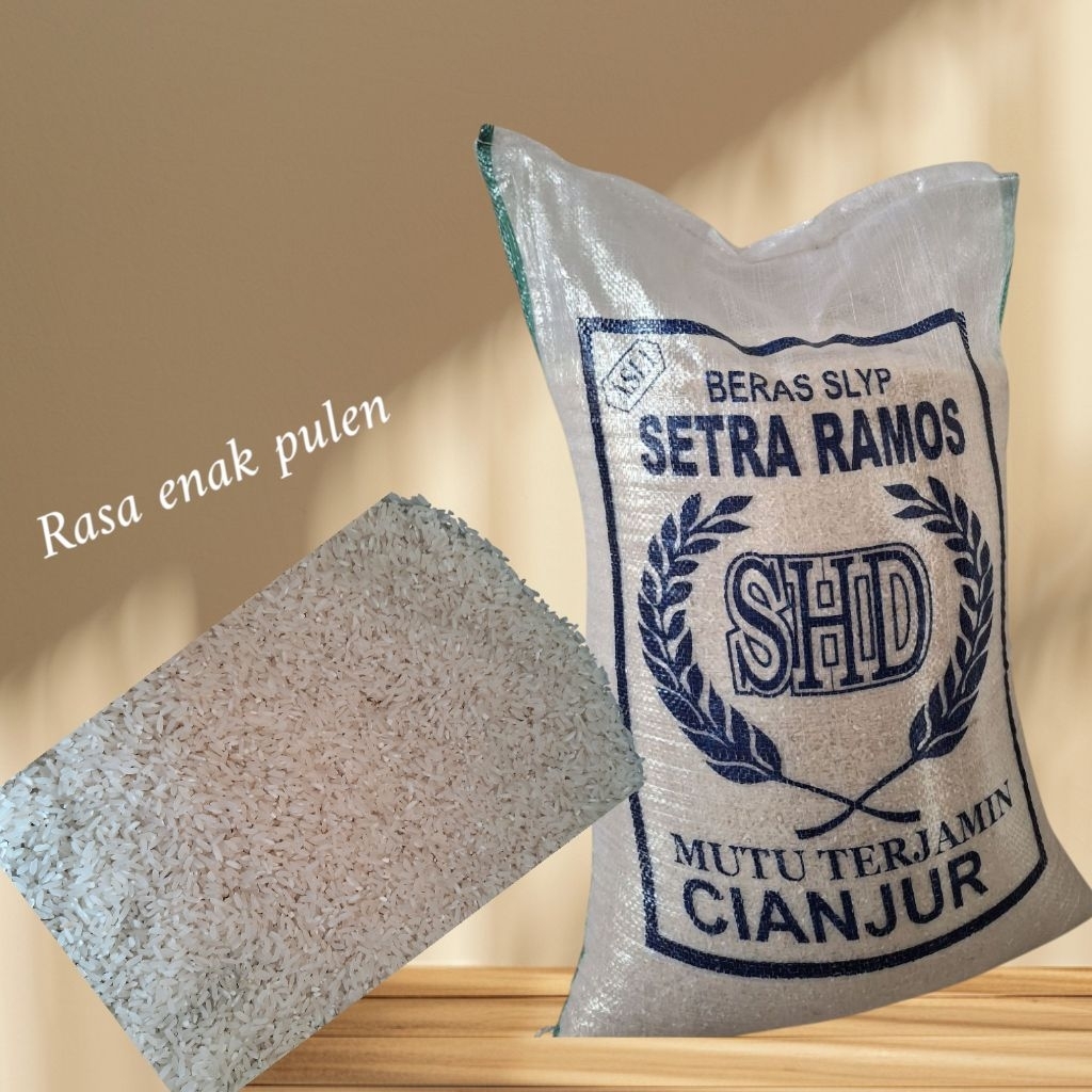 

beras setra ramos cianjur asli dari penggilingan 20 kg