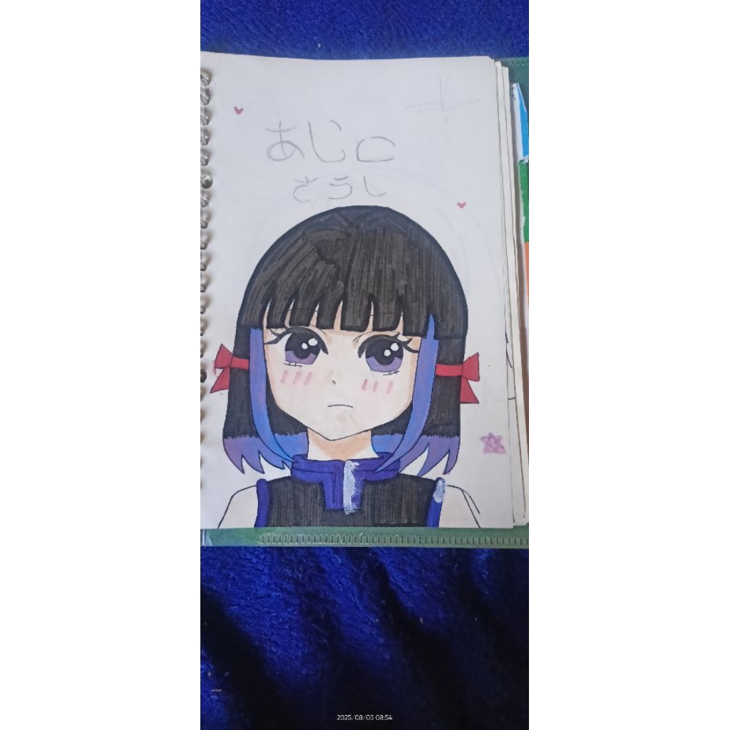 

gambar tangan nada, gambar anak, gambar anime, gambar asli buatan tangan, karya anak kelas 6