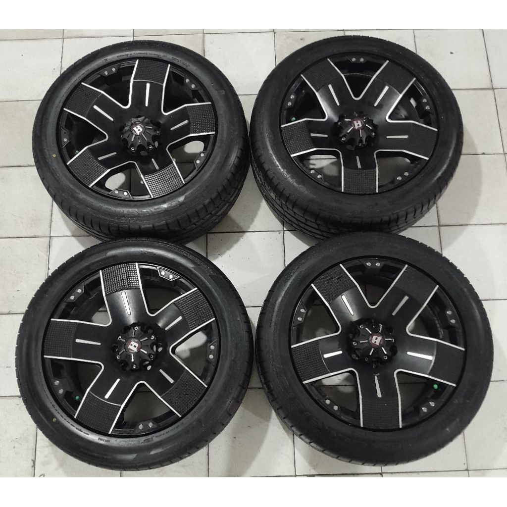 Velg pelek mobil Second murah Balistik Ring 20 untuk mobil Fortuner Ranger Hilux ford everest pajero