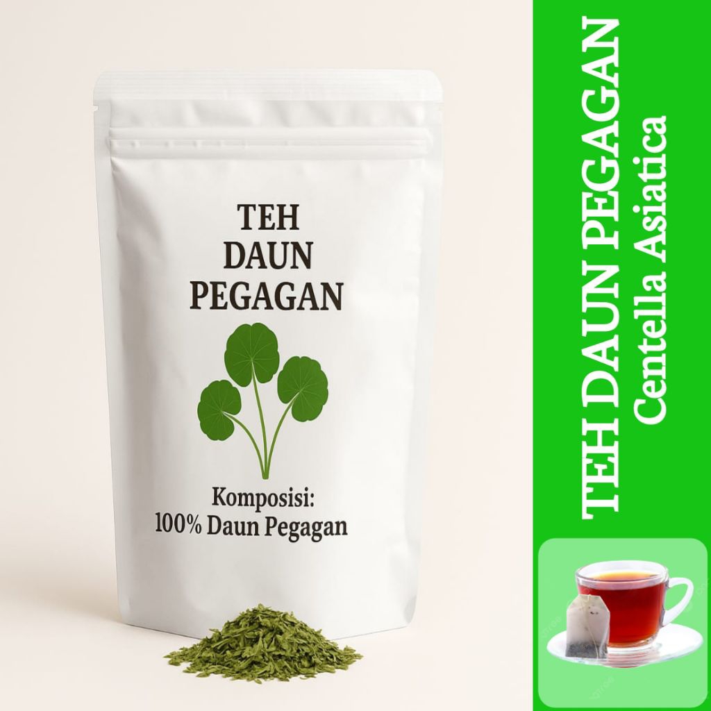 

Teh Celup Daun Pegagan Alami Tanpa Campuran Tea Bag
