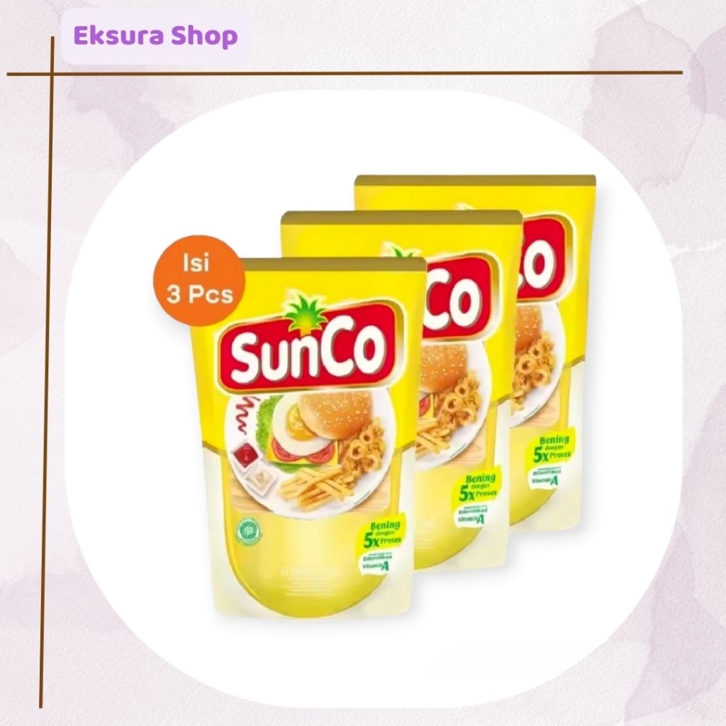 

Minyak Goreng Sunco Refill isi 3 x 2 Liter