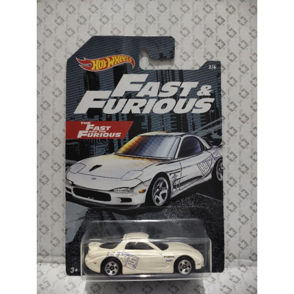 Hot Wheels 95 Mazda Rx 7 Fast and Furious