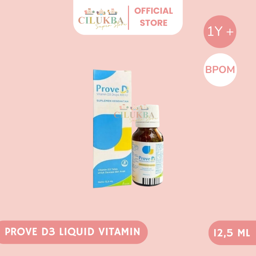 PROVE D3 DROPS 12,5 ml | VITAMIN D3 BAYI | VITAMIN ANAK | VITAMIN DEWASA | PROVE D | PROVE