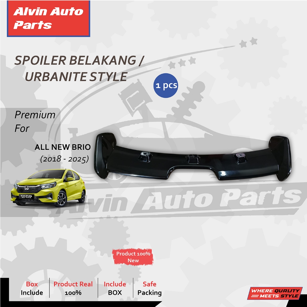 SPOILER BELAKANG ALL NEW BRIO URBANITE / REAR SPOILER URBANITE ALL NEW BRIO 2018 - 2025