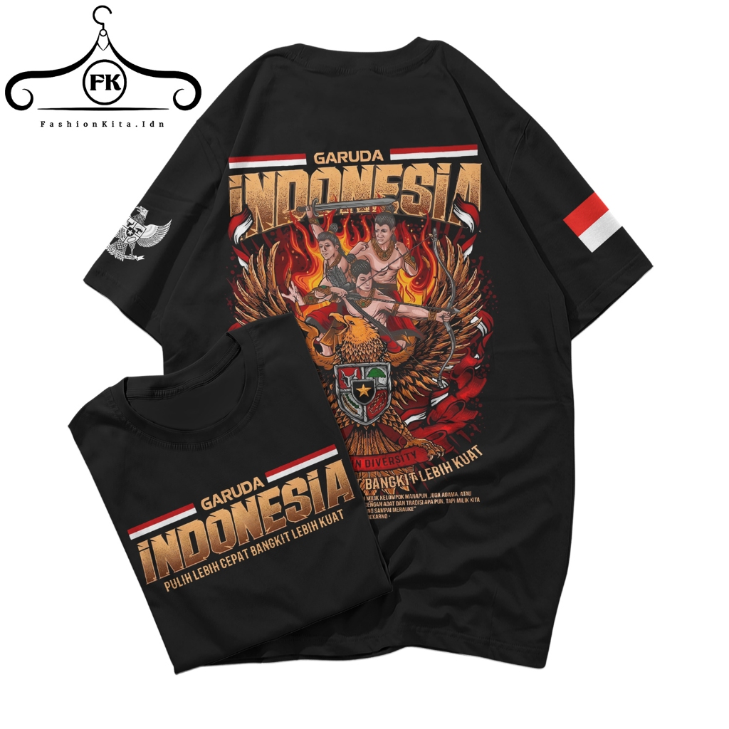 Kaos Garuda / Kaos Agustusan  / Baju Agustusan / Kaos Kemerdekaan / Kaos 17 Agustus / Kaos 17 san