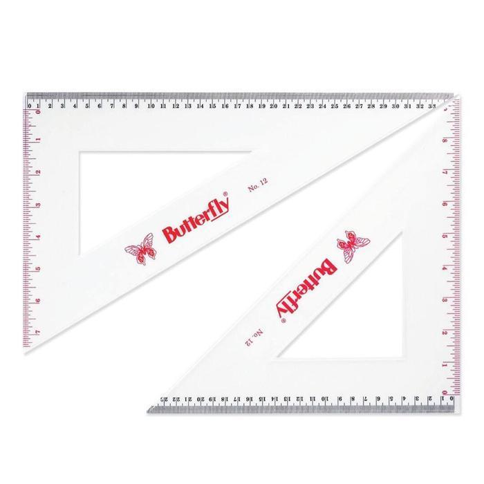 

Penggaris Segitiga Butterfly Set No. 12