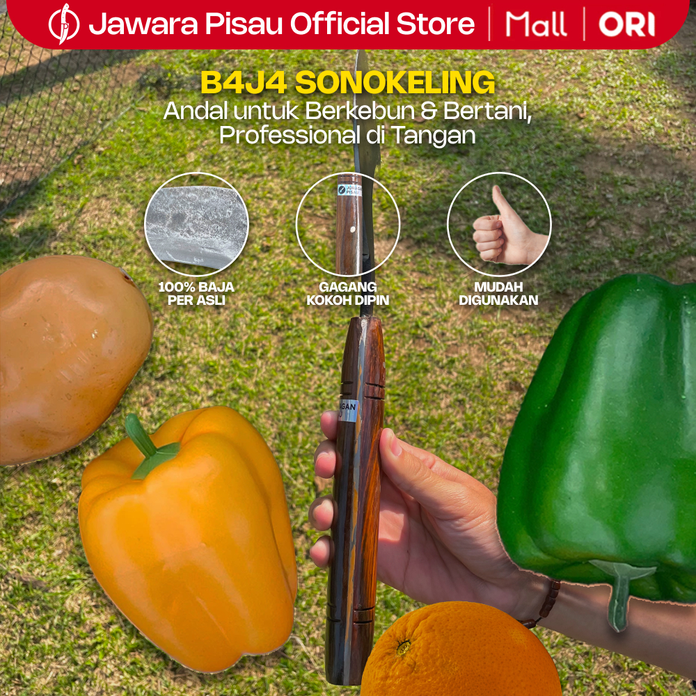 Alat Potong Rumput Manual Berkebun & Taman Khas Tradisisional