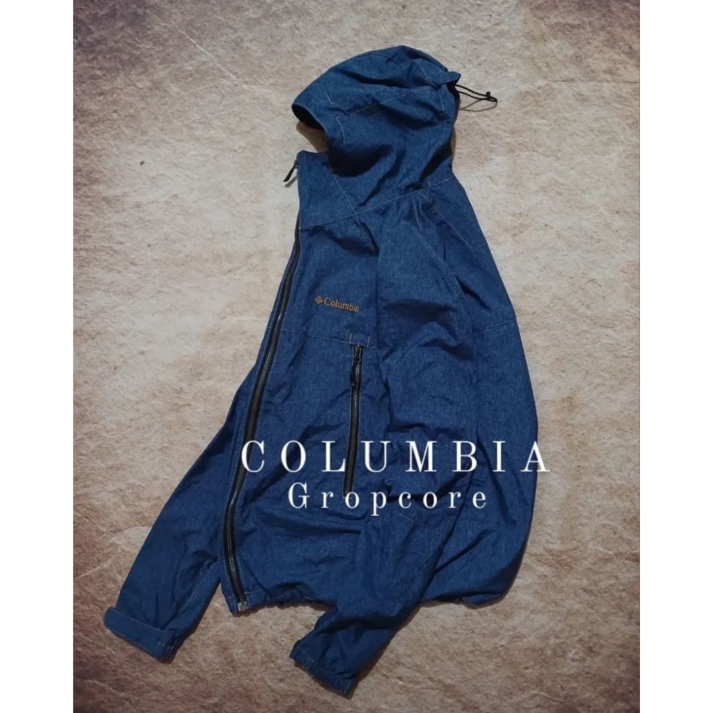 jaket COLUMBIA hoodie gropcore tahan air recomend bekas/second/preloved