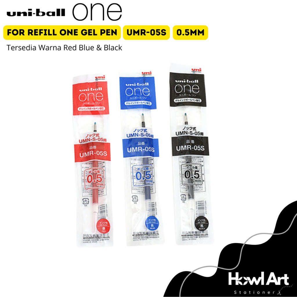 

Uniball ONE Refill UMR-05S Untuk ONE Gel Pen 0.5mm Uniball isi ulang pulpen