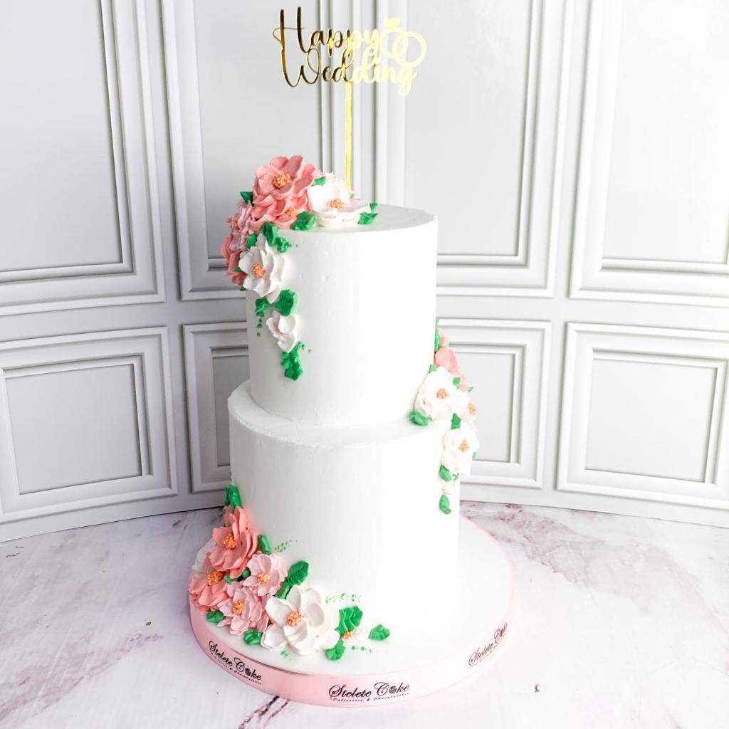 

Kue Ulang tahun/Birthday Cake/Kue Ultah Tema Wedding/Kue Wedding Flower/Kue Birthday jakarta