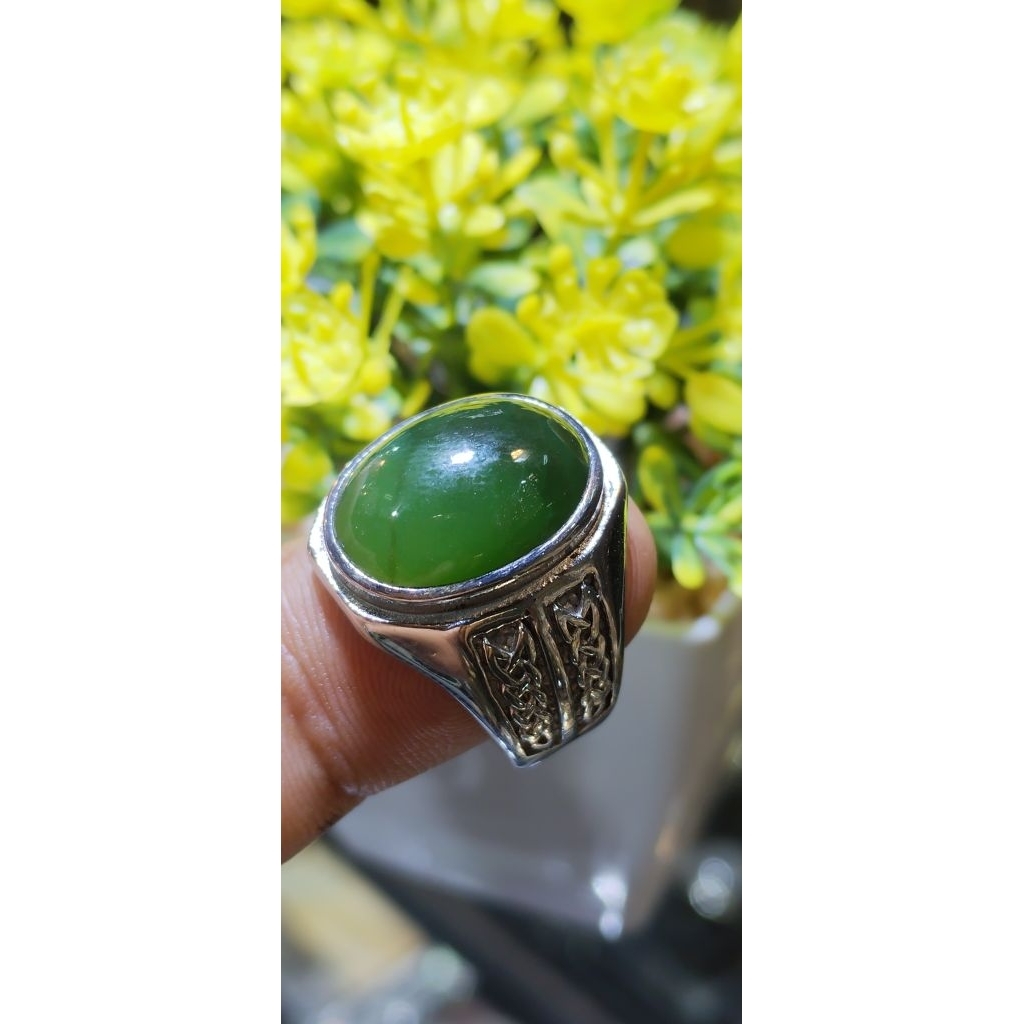 natural batu bacan  gulau serat kura hijau botol/batu bacan natural