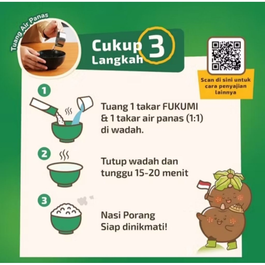 

Fukumi 1kg Asli | Beras Porang Diet & Makan Sehat
