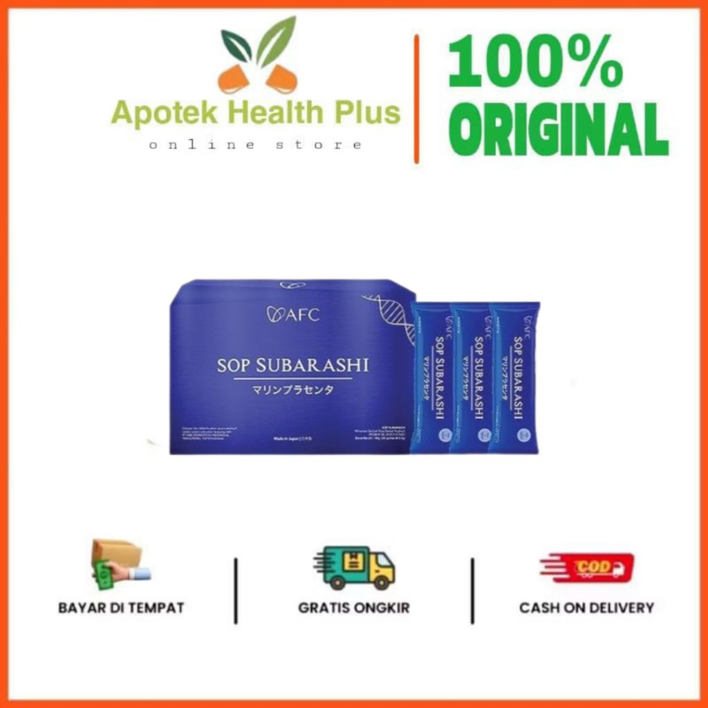 SOP SUBARASHI AFC (100% Original) Bpom Halal | SOP Subarashi 1 Box isi 28 Sachet