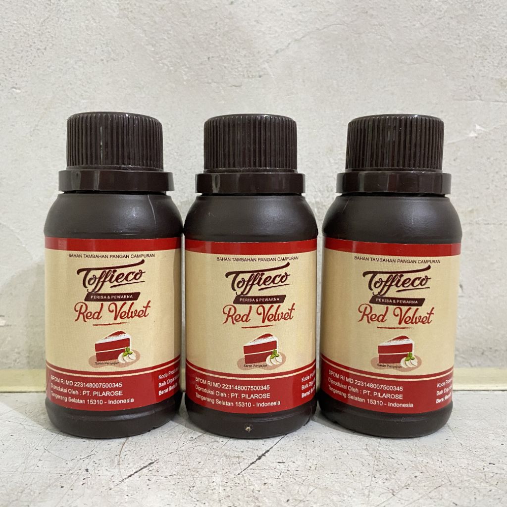 

Toffieco perisa RED VELVET dan pewarna 100 ml | perisa red velvet | toffieco redvelvet