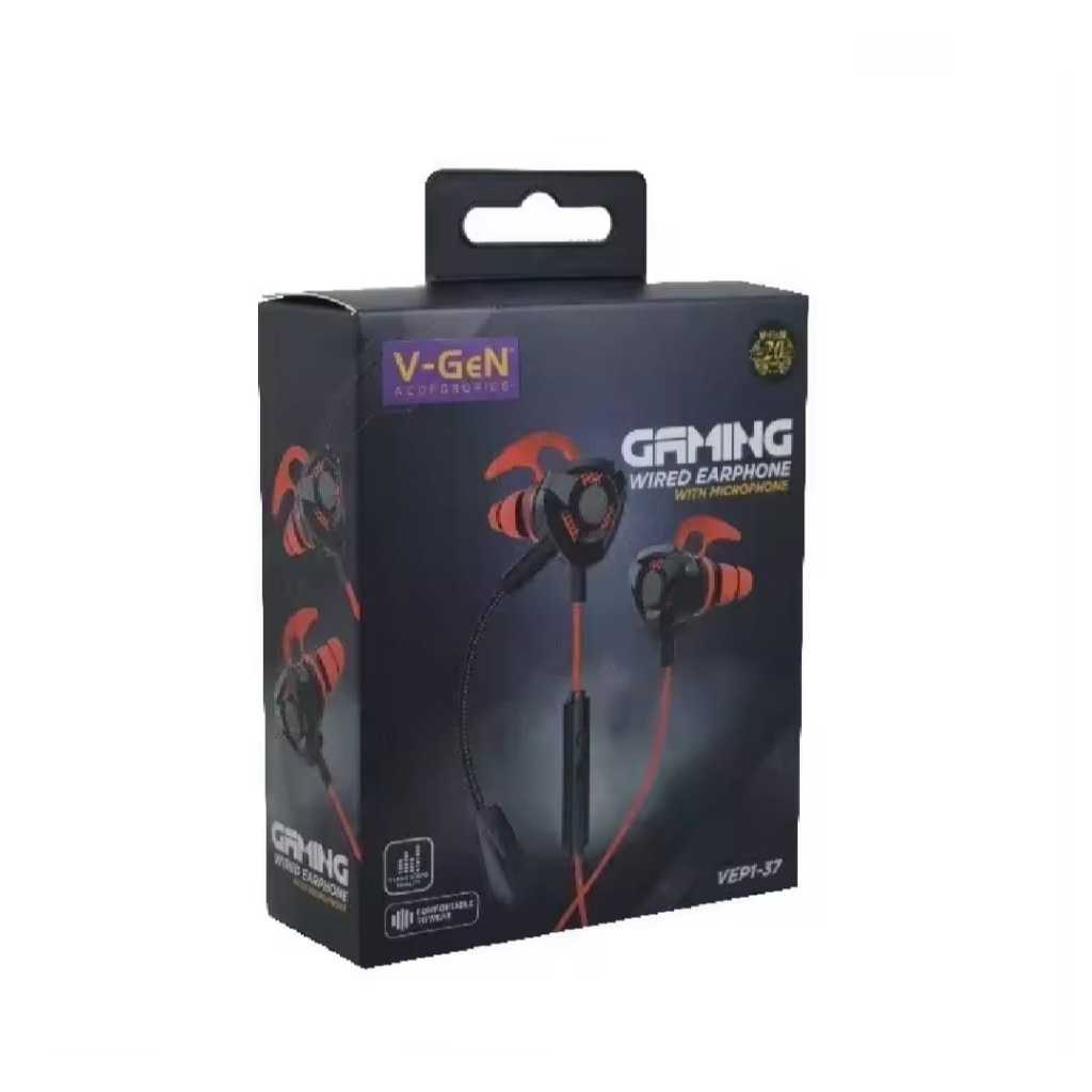 VGEN VEP1-37 Gaming Wired Earphone with Microphone HD Sound Headset