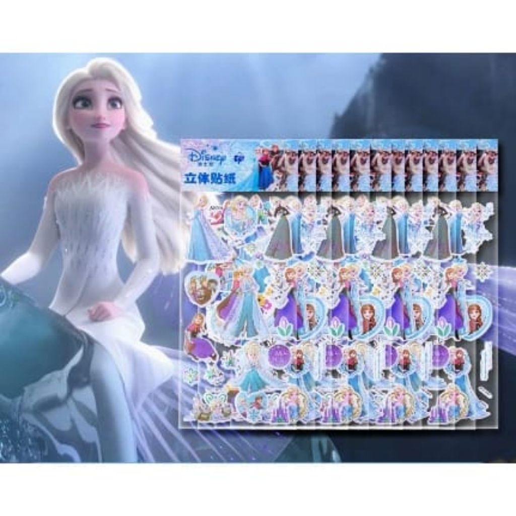 

(pola acak) Murah Stiker Gelembung Anak/Stiker Timbul Karakter/Stiker putri 3D/Kartun stiker kreatif Mainan stiker