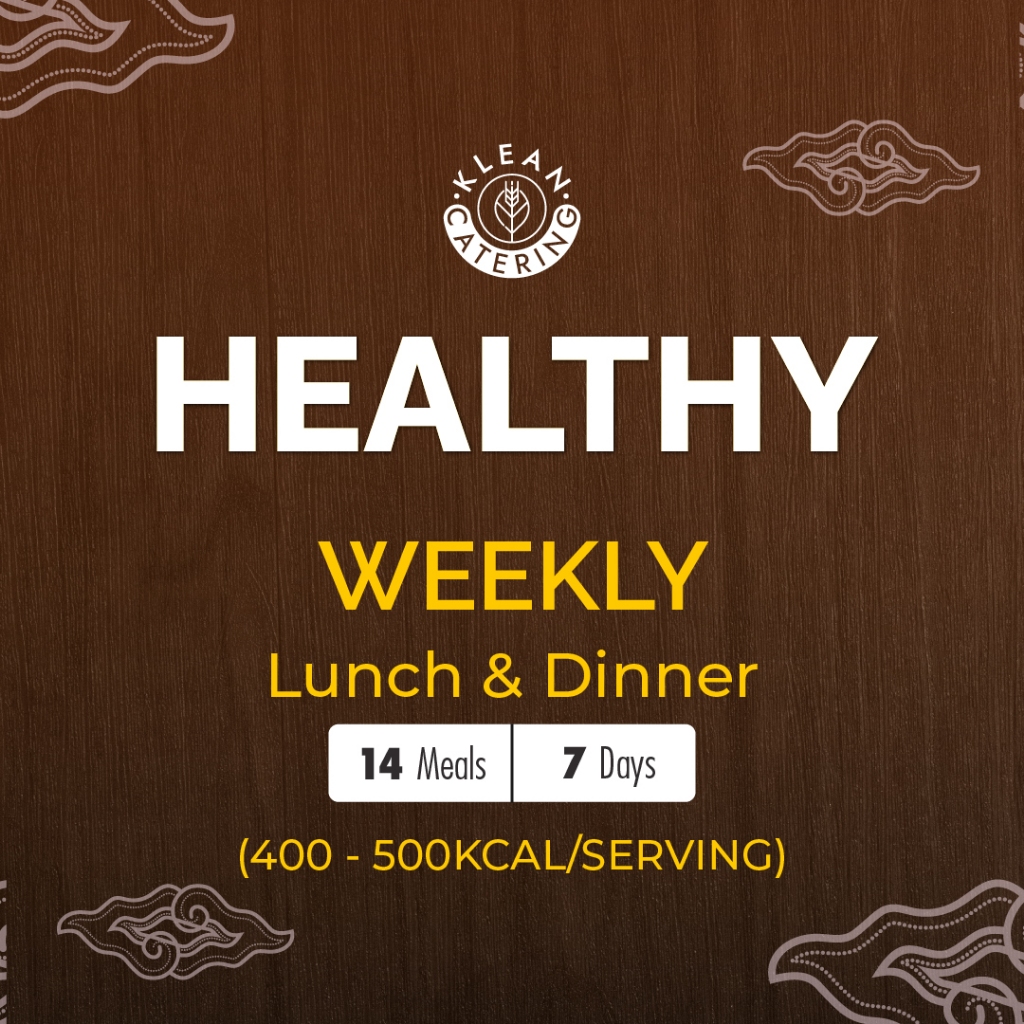 

Klean Healthy Diet Catering Sehat - Weekly (14 Meals/7 Days)