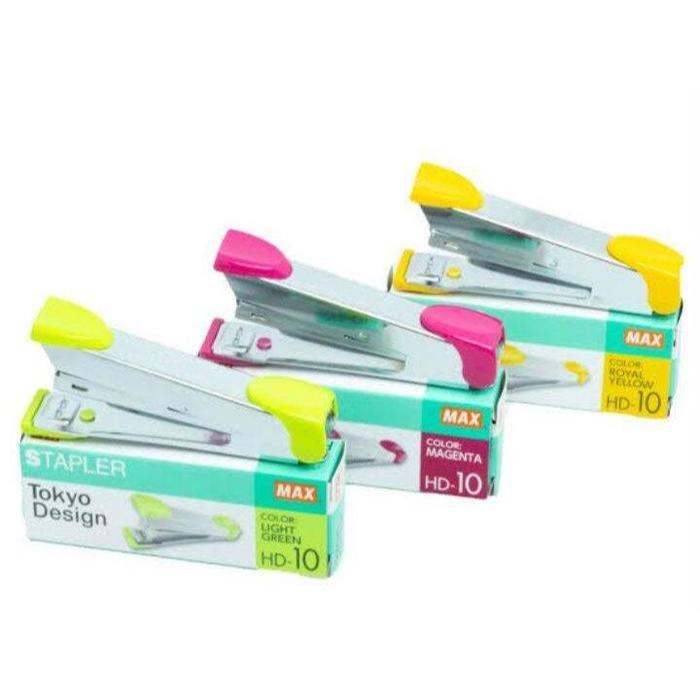

STAPLER MAX WARNA NEON HD-10 TOKYO DESIGN