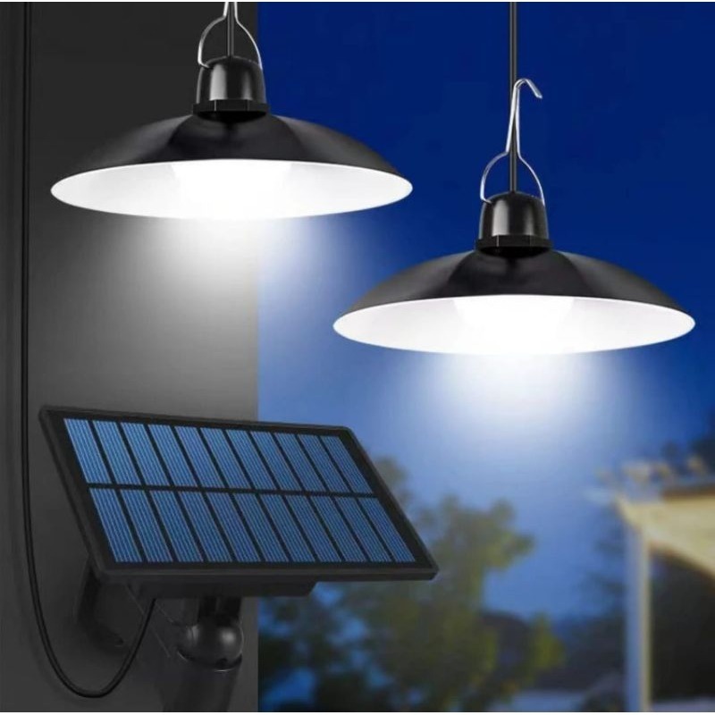 Lampu Surya Lampu Outdoor Solar Pendant Light Lampu Gantung Led  Lampu Taman Solar Tenaga Surya REMO