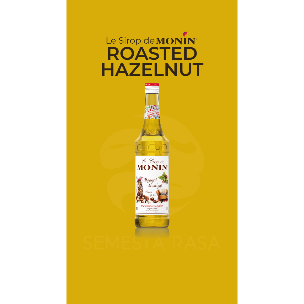 

Monin Syrup Roasted Hazelnut 700 mL / Sirup Rasa Hazelnut Panggang