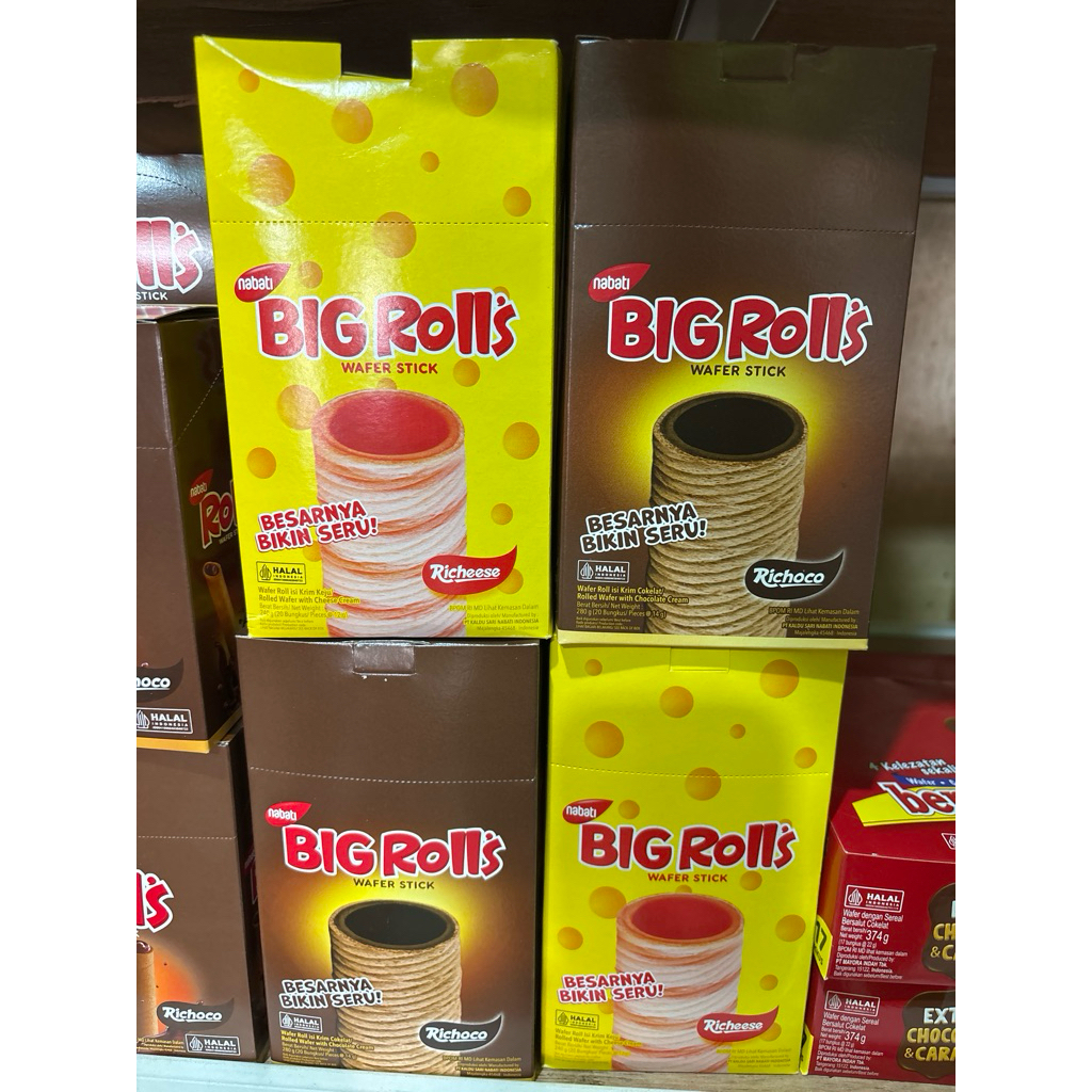 

big rolls wafer stick isi 20pcs (grosir)