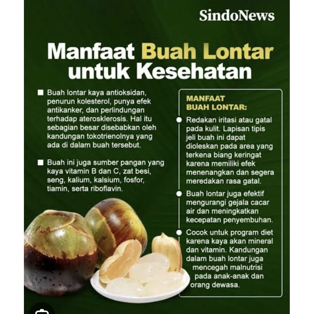 

buah lontar fresh isi 10 yaa, enak seperti kelapa muda